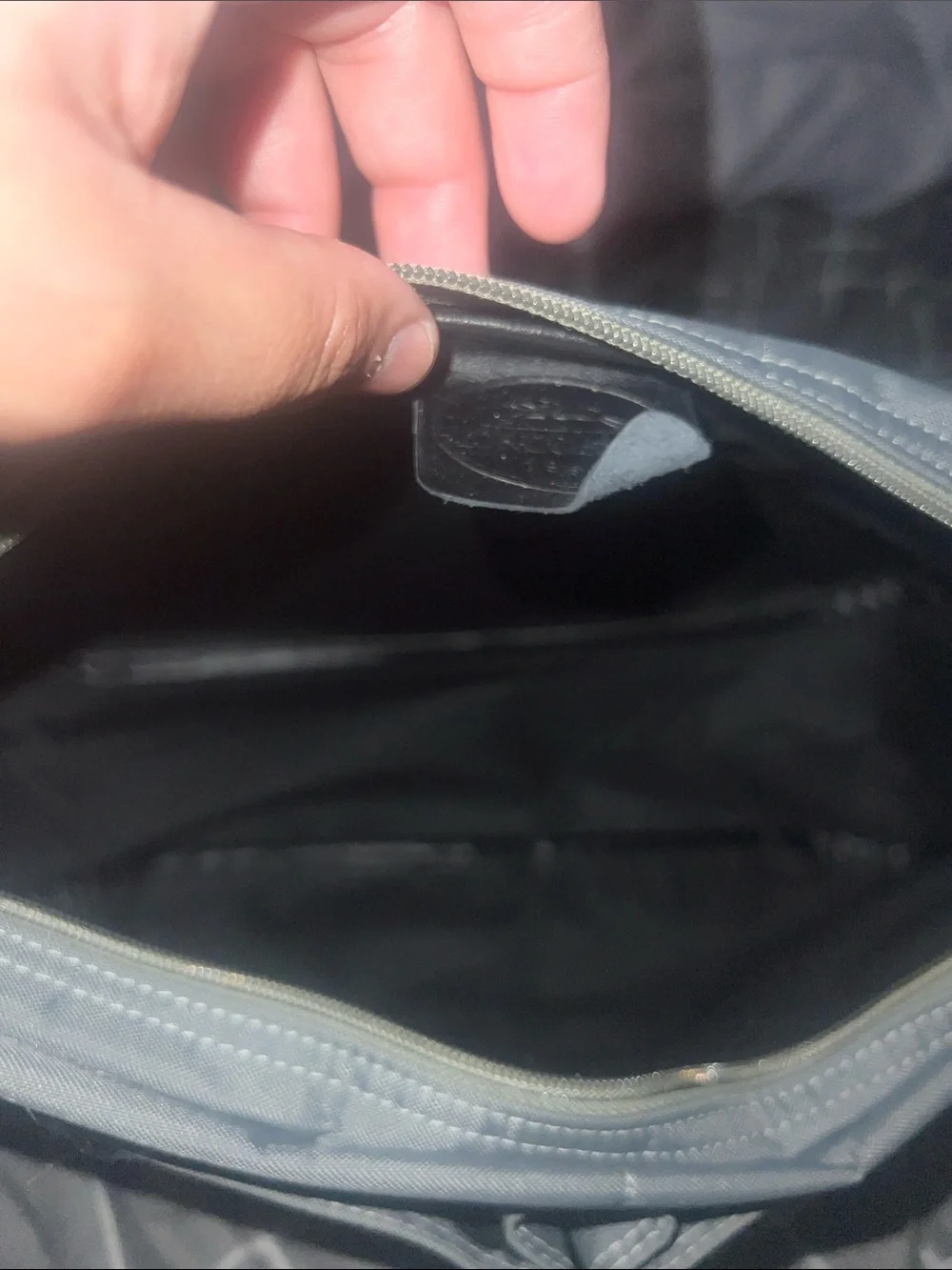 Longchamp Gray and Brown Men's Messenger Bag